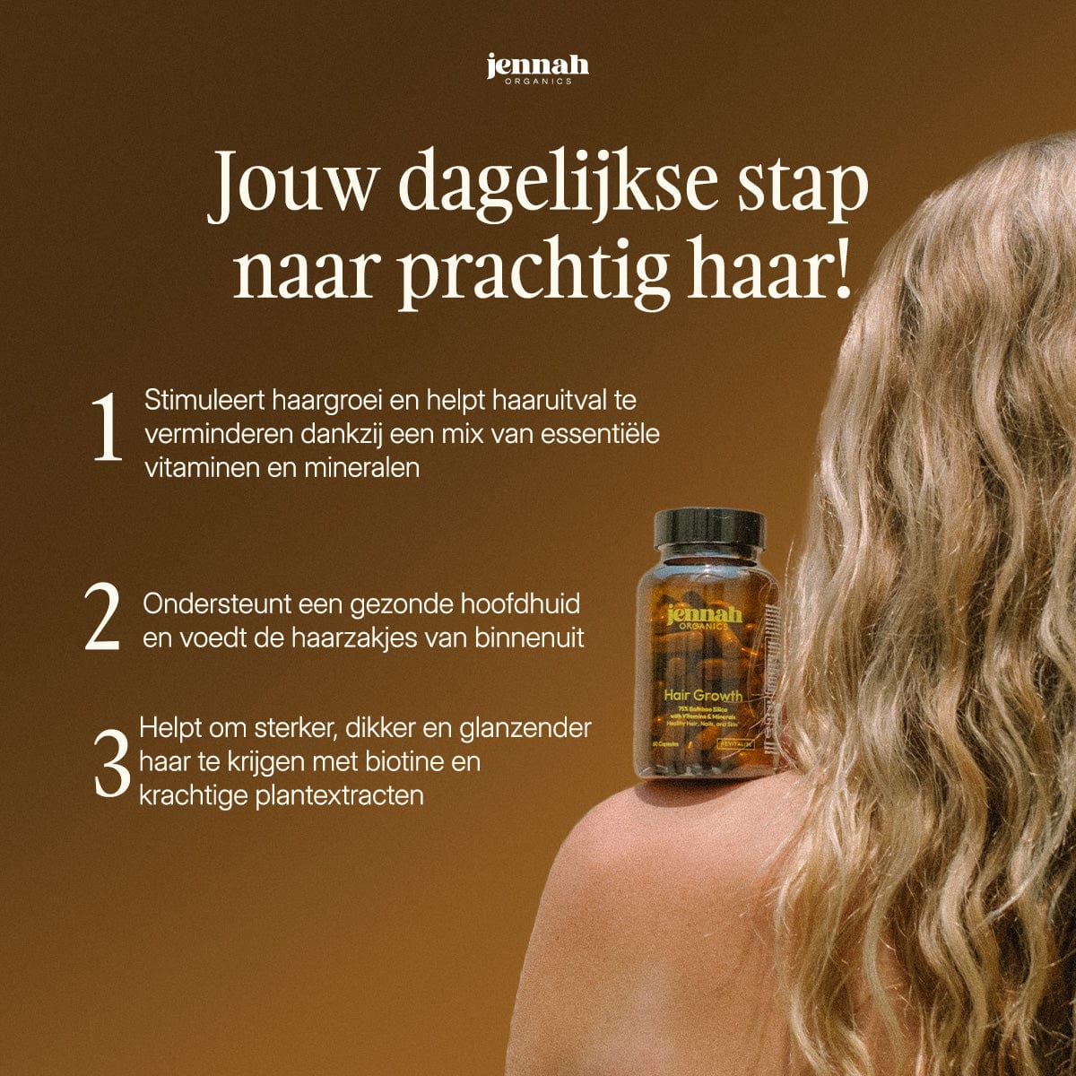 Hair Growth - Haarwuchsformel mit Bamboe & Silica