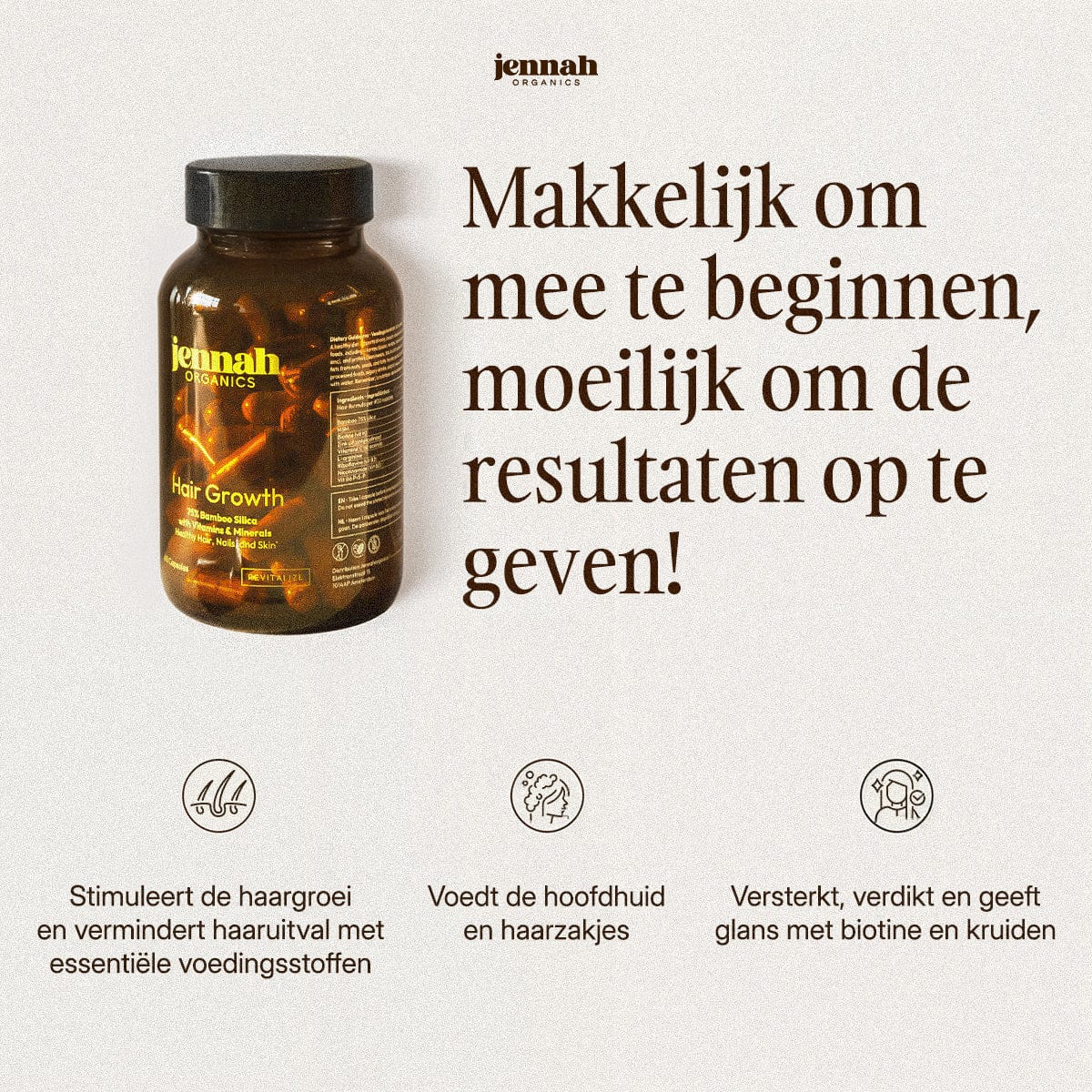 Hair Growth - Haarwuchsformel mit Bamboe & Silica